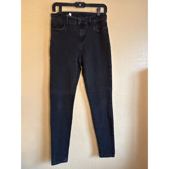 Kut From The Kloth Mia High Waist Skinny Black Jeans Womens 8 - Picture 1 of 6